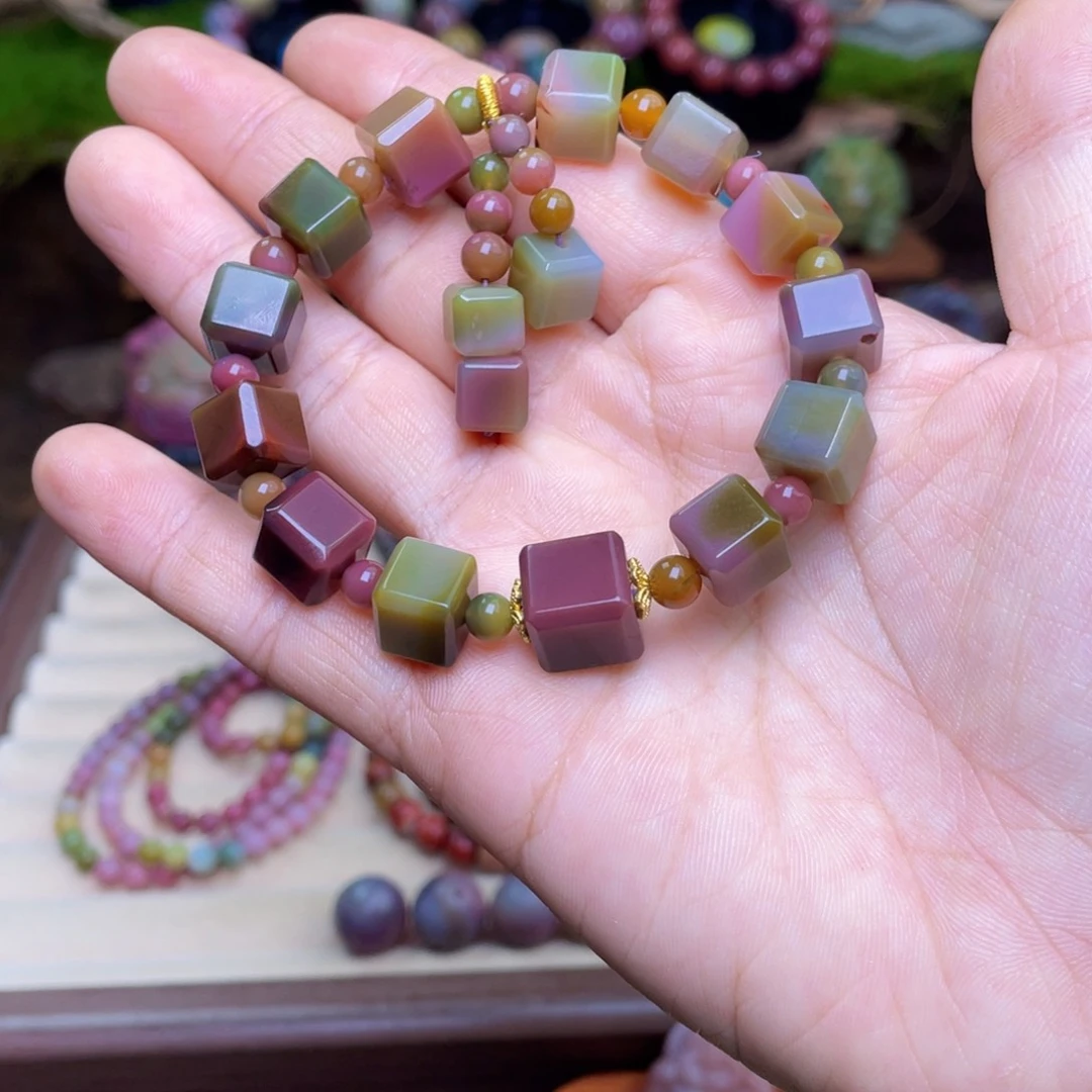 玛瑙/玉髓未镶嵌珠宝半成品盐源玛瑙方糖