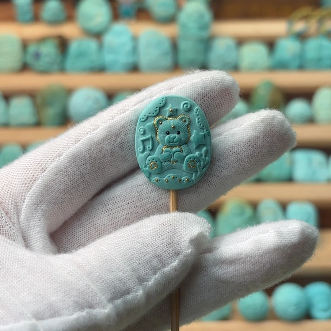 绿松石未镶嵌配饰