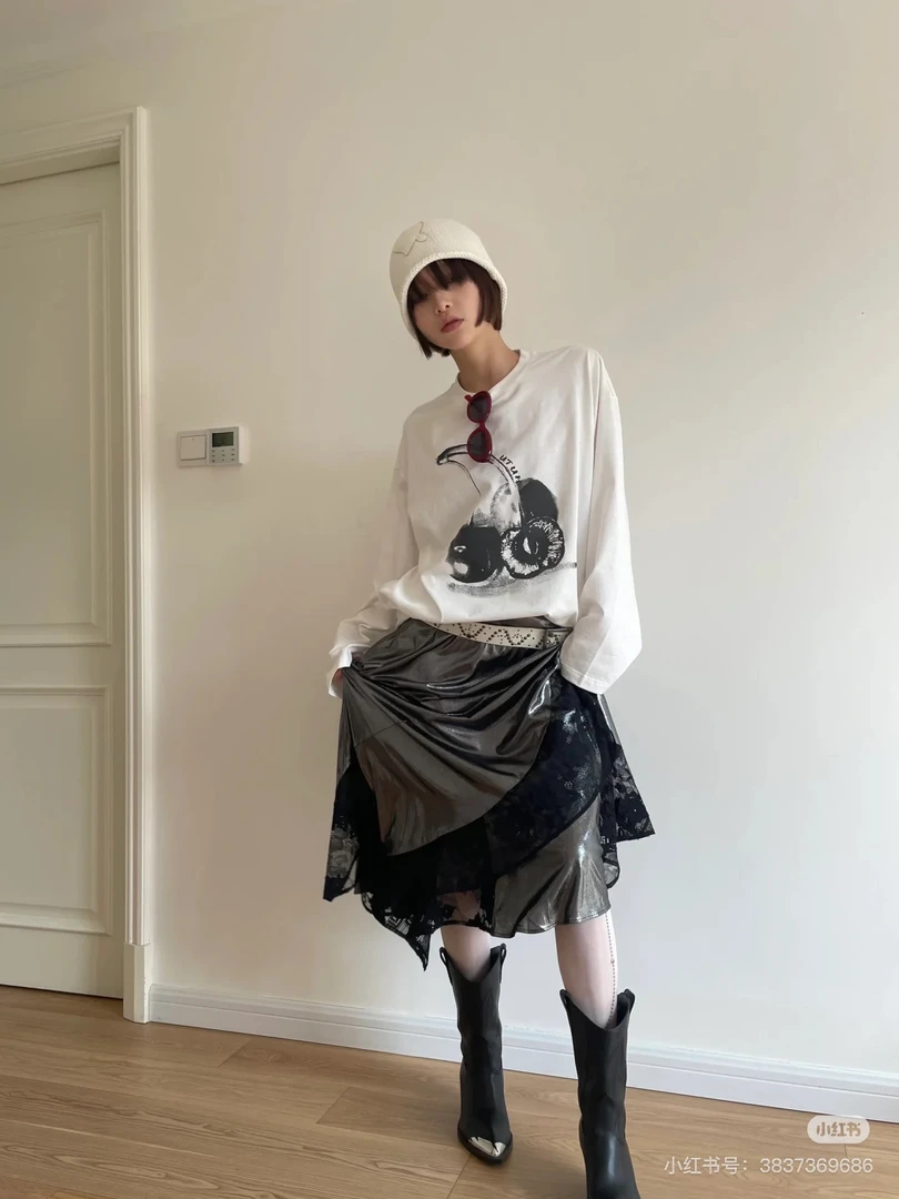 UT 白色樱桃T T023