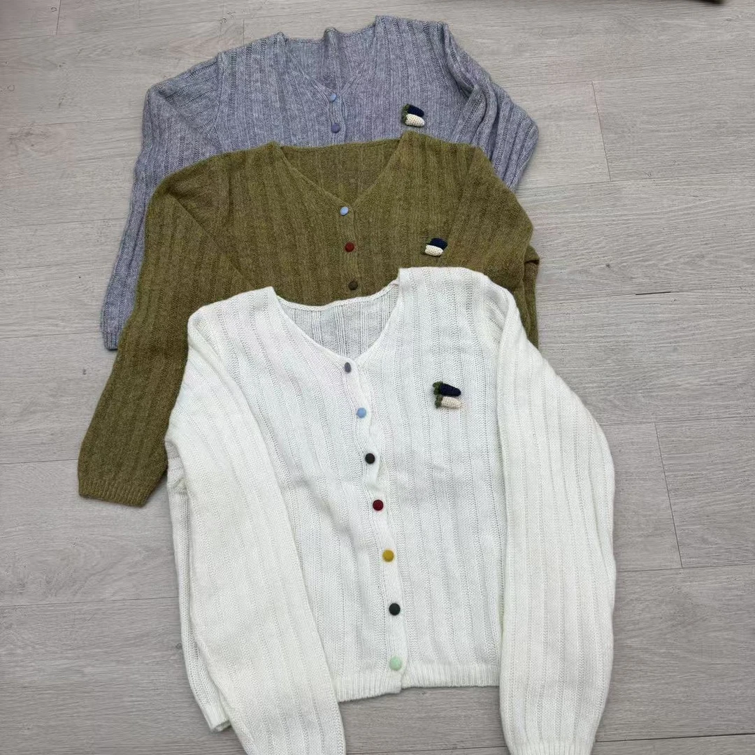 长袖毛针织衫网红气质女针织萝卜秋季