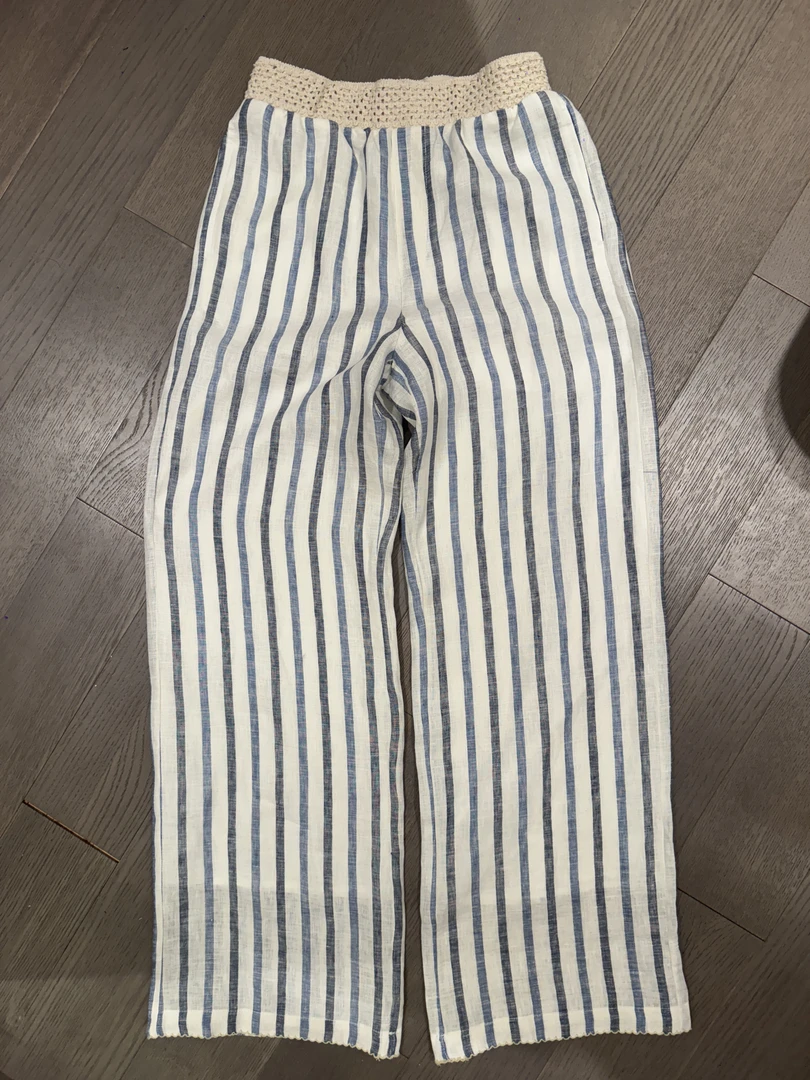 丨黄金海岸丨宽松直筒亚麻裤休休闲百搭阔腿长裤OJ254P6469