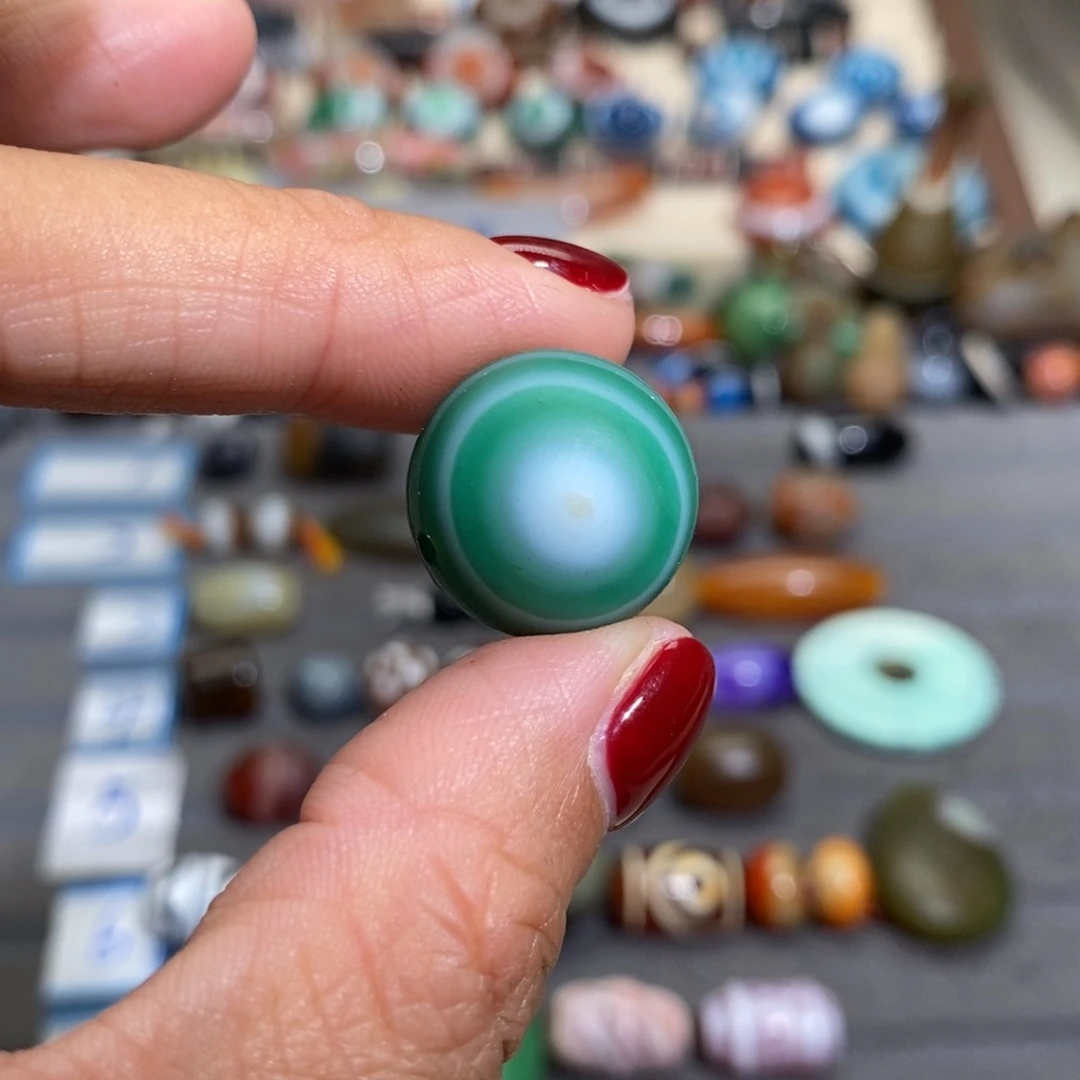 观***语玛瑙/玉髓合金手链