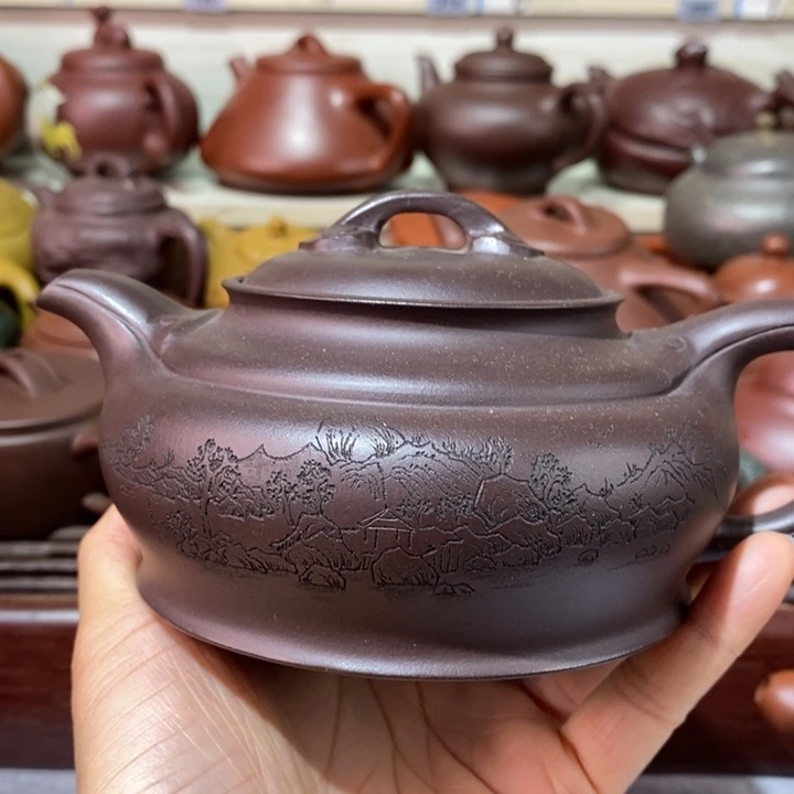 茶壶紫砂茗****馆微瑕处理一把