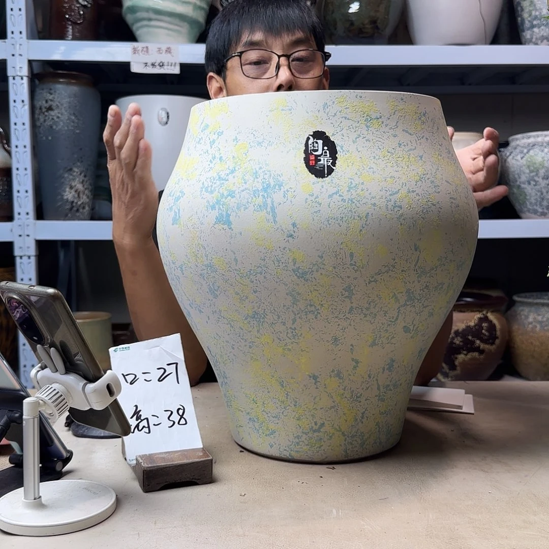 27@38 紫砂花盆尺寸