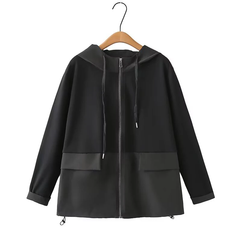 胖妹妹加大加肥拼接外套