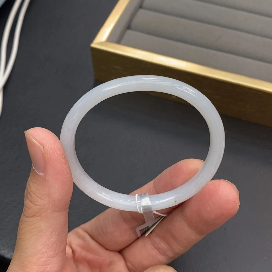 未镶嵌手镯翡翠拒**脑贵妃圈口54