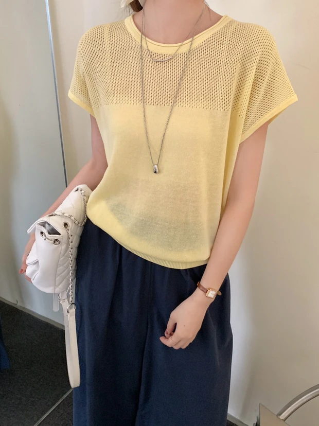 【云云精选】31331 夏季珍珠 麻上衣