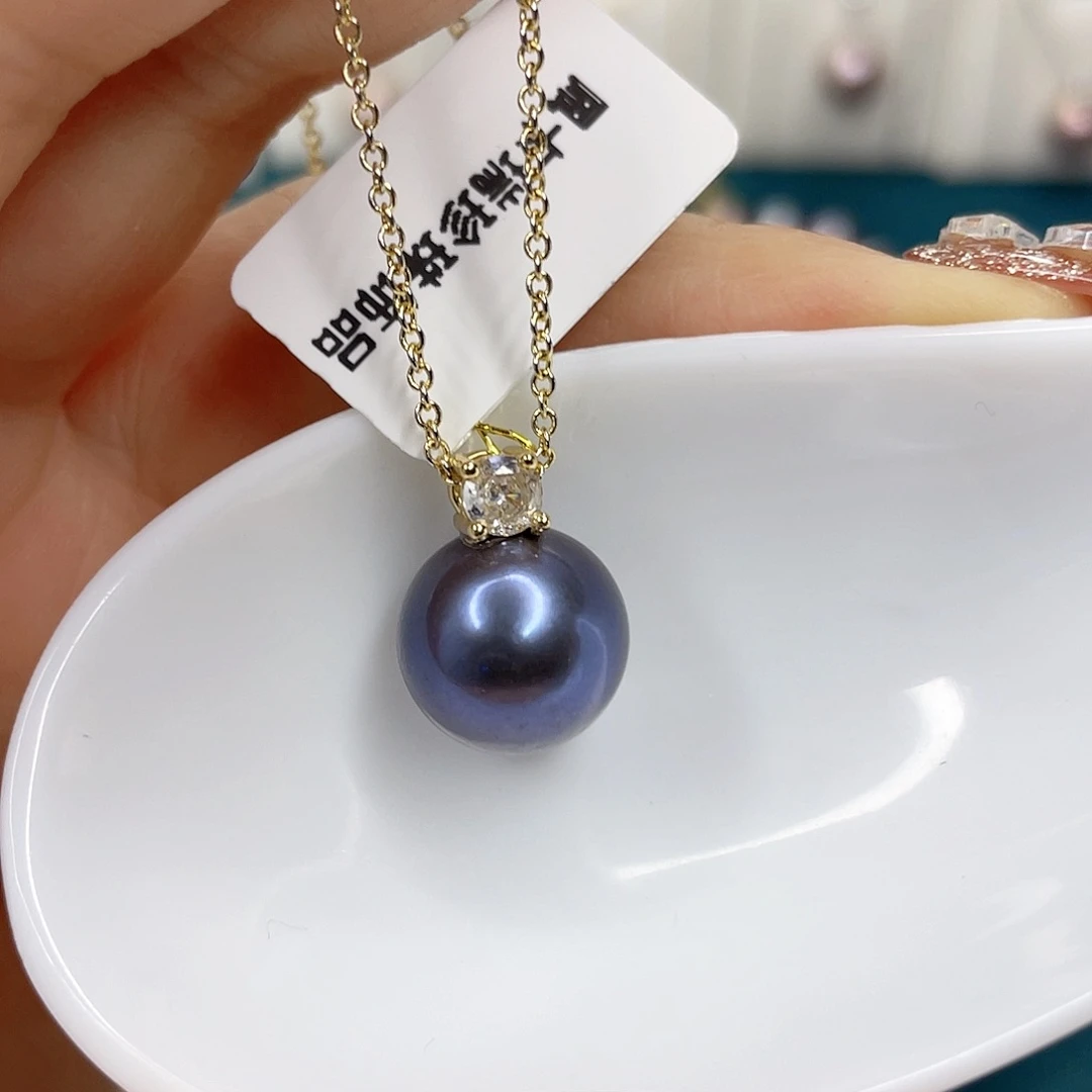 淡水珍珠未镶嵌吊坠(赠链)