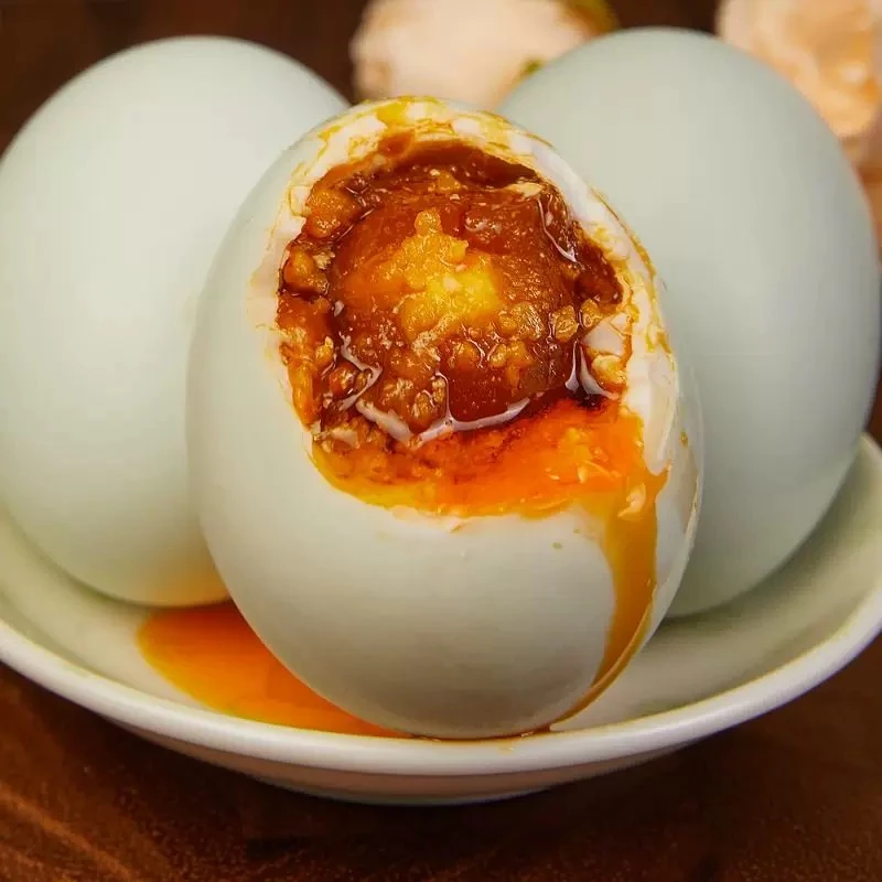 【咸鸭蛋】正宗松沙流油鲜香咸鸭蛋美味散养鸭蛋腌制咸香下饭海鸭蛋