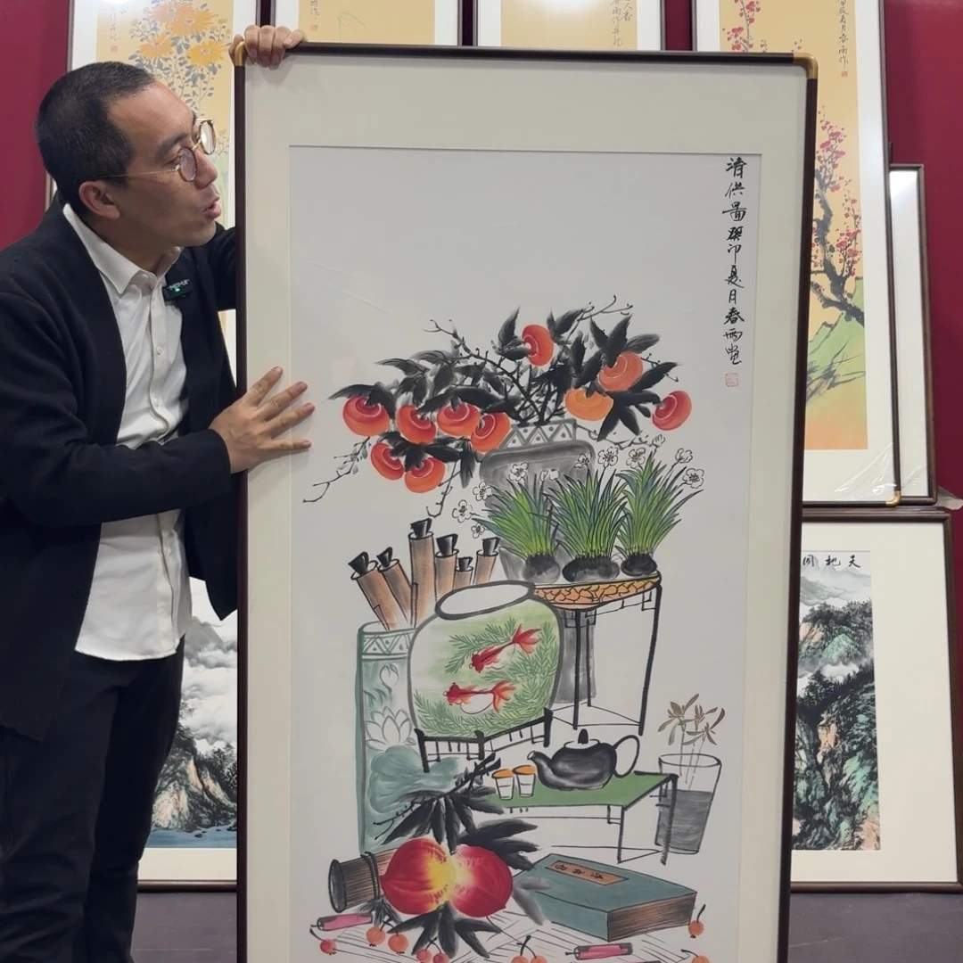 国画手绘作品160/80