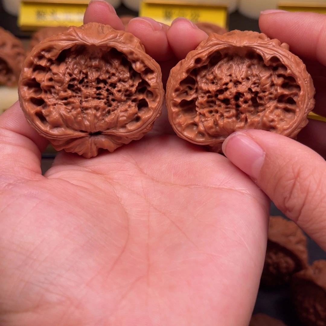 赐***风文玩核桃吊坠聚宝盆47