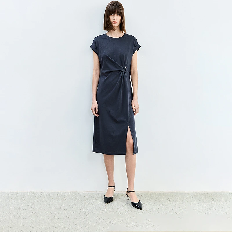 LILY2024夏新款女装连衣裙124230C7235