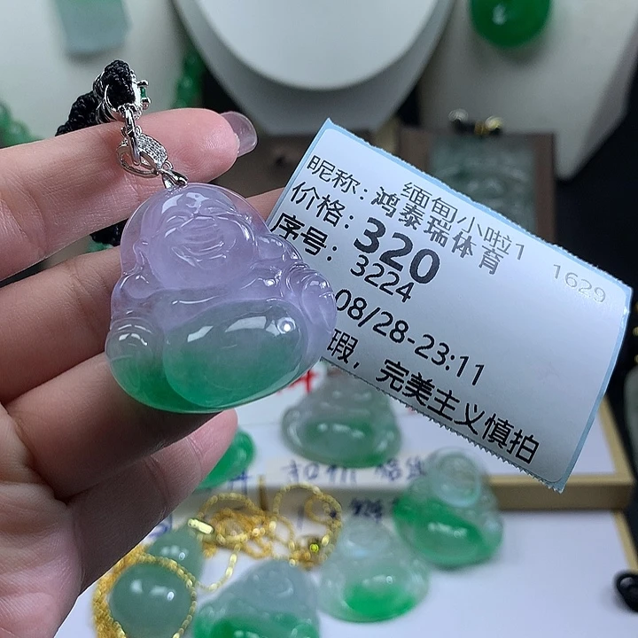 鸿***育吊坠(赠链)未镶嵌翡翠