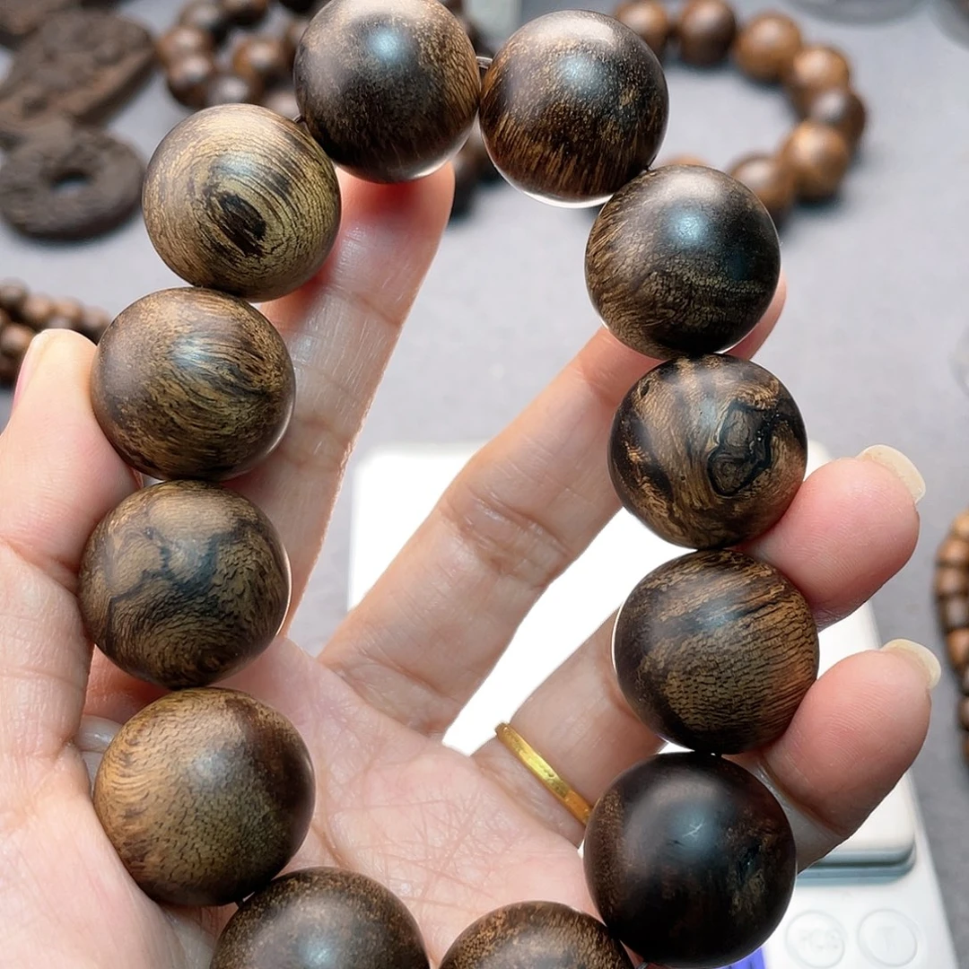 沉香手串扬***沙白棋瘤疤2.0