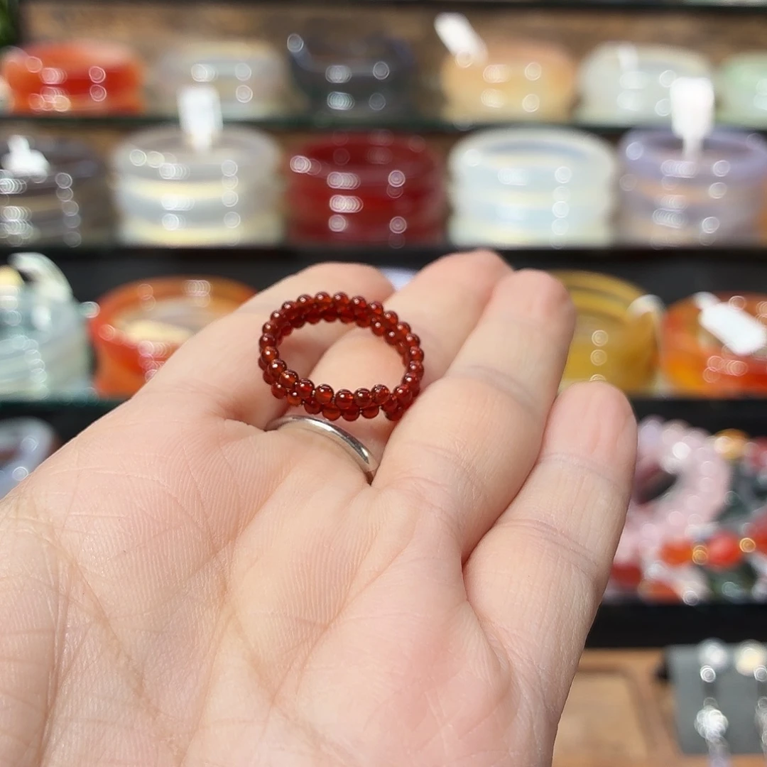 莹***子玛瑙/玉髓未镶嵌戒指