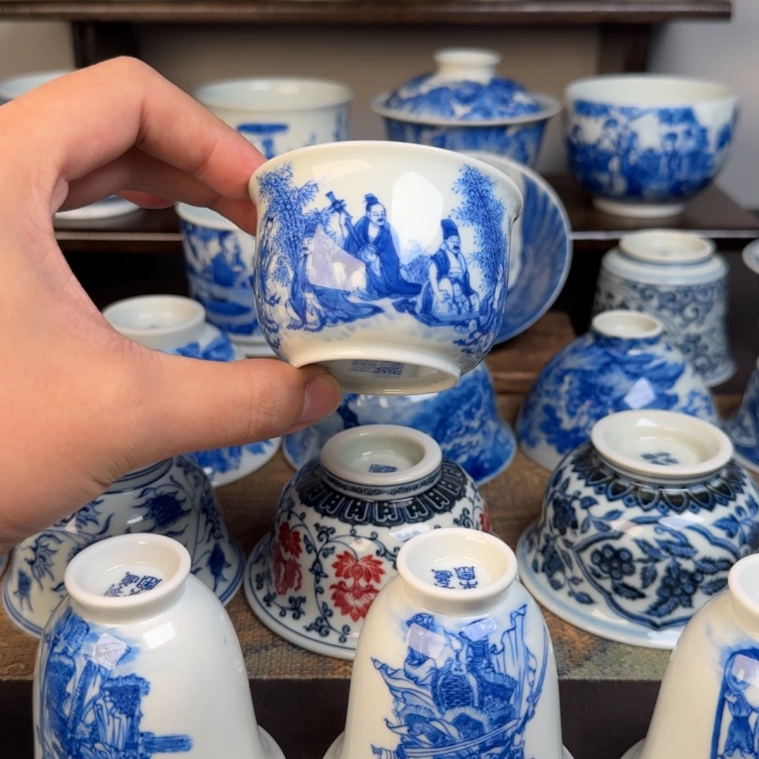 木***木现代手工手绘茶器