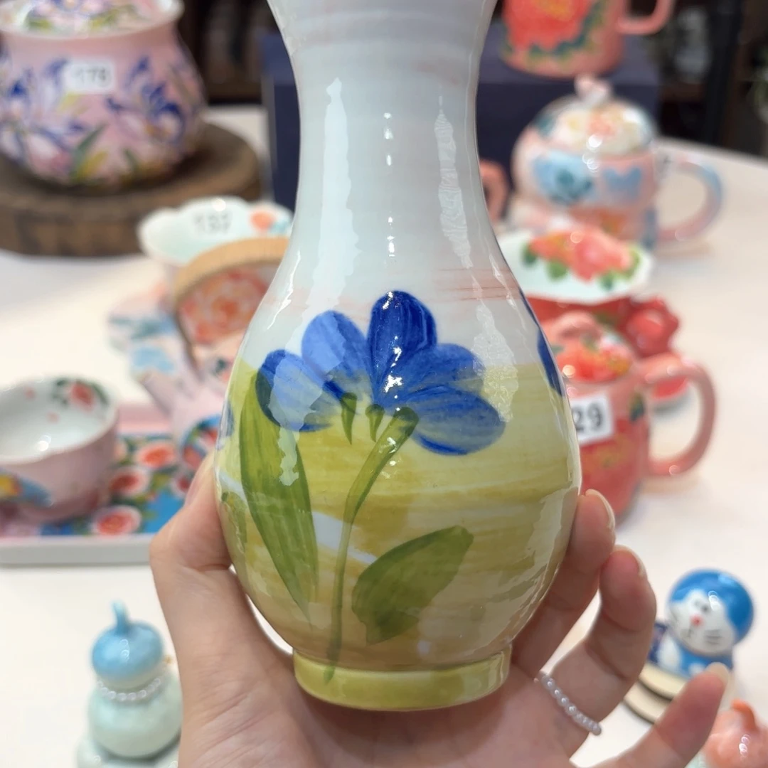 景德镇手绘高温釉下彩陶瓷茶具