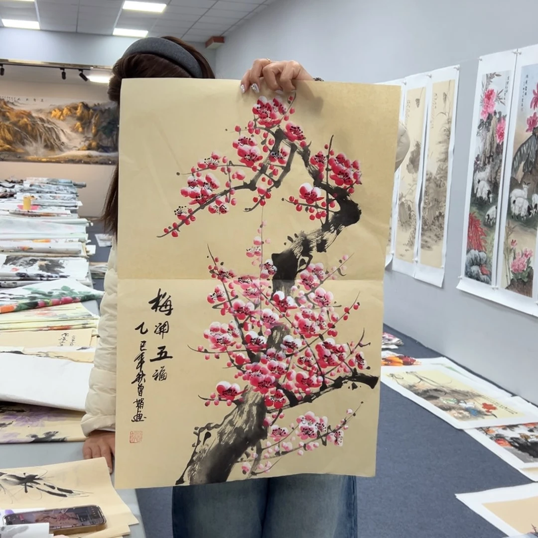 国画作品纯手绘制作品