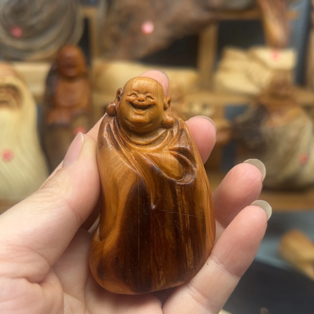 木鼎**美崖柏木摆件手把件