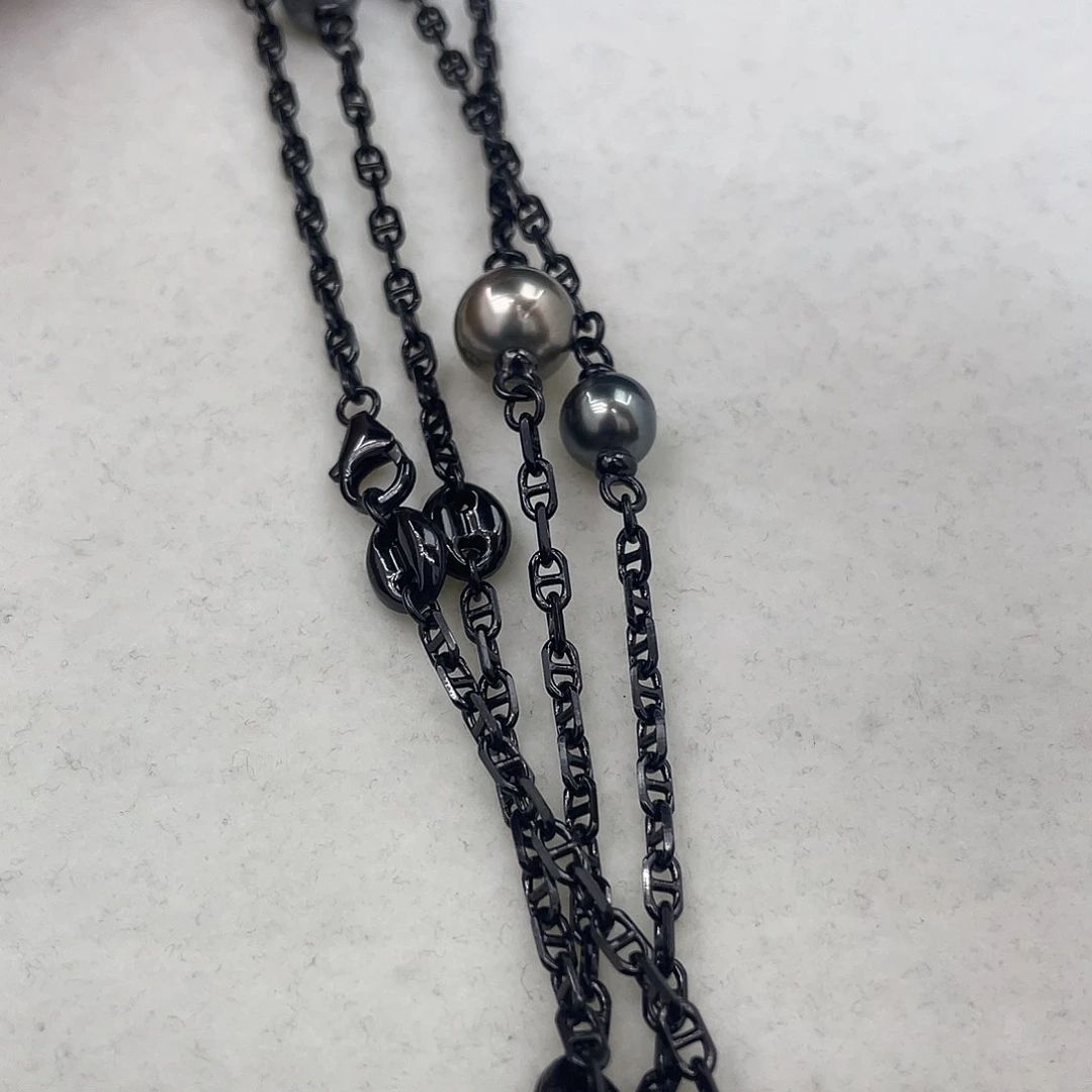 颈饰海水珍珠银S925镶嵌