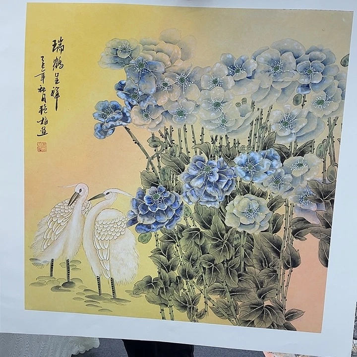国画纯手绘国画作品