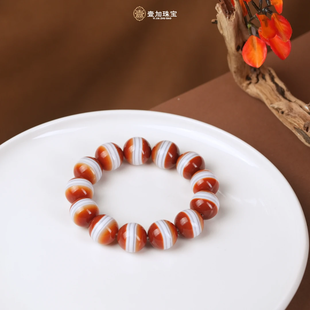 壹加安琪 | 红药师玛瑙手串多样性发货发其一