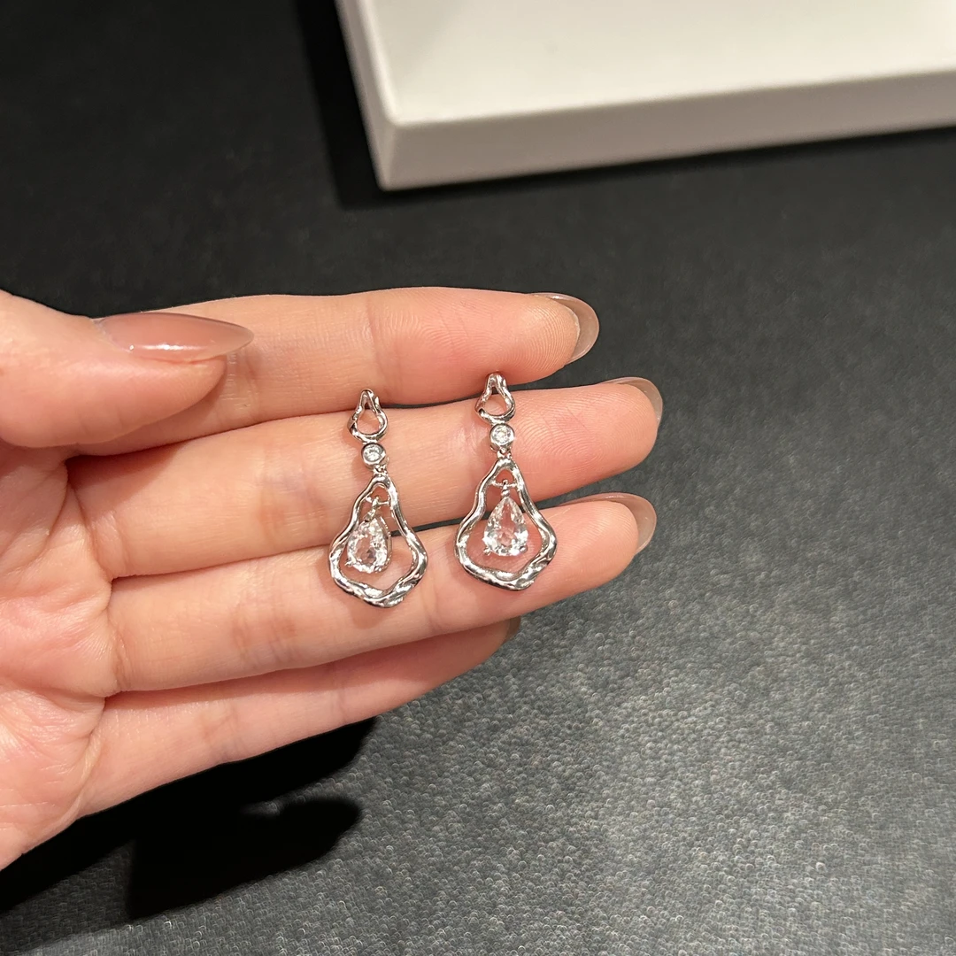 白水晶耳饰  244552