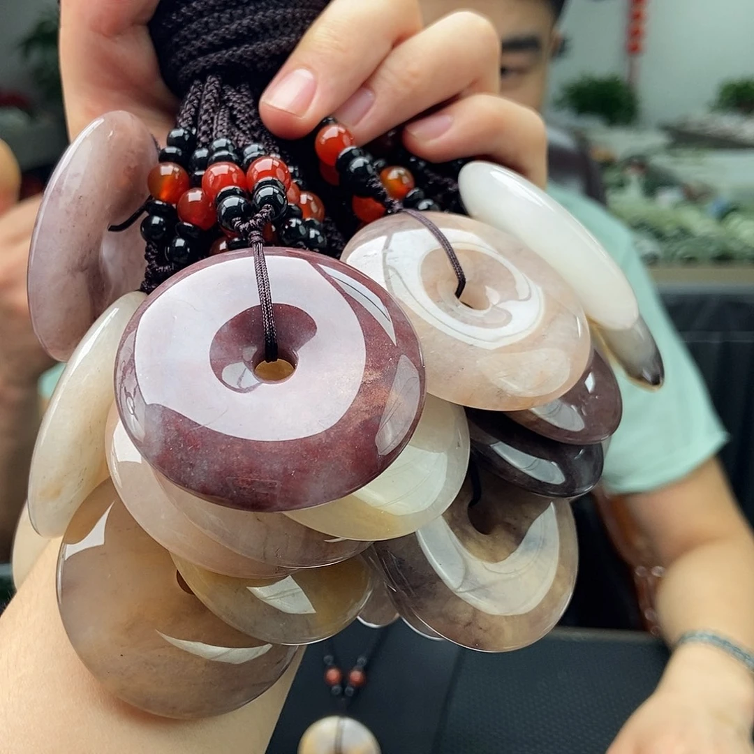 石英质玉（金丝玉）颜色多样性发拍一发一未镶嵌