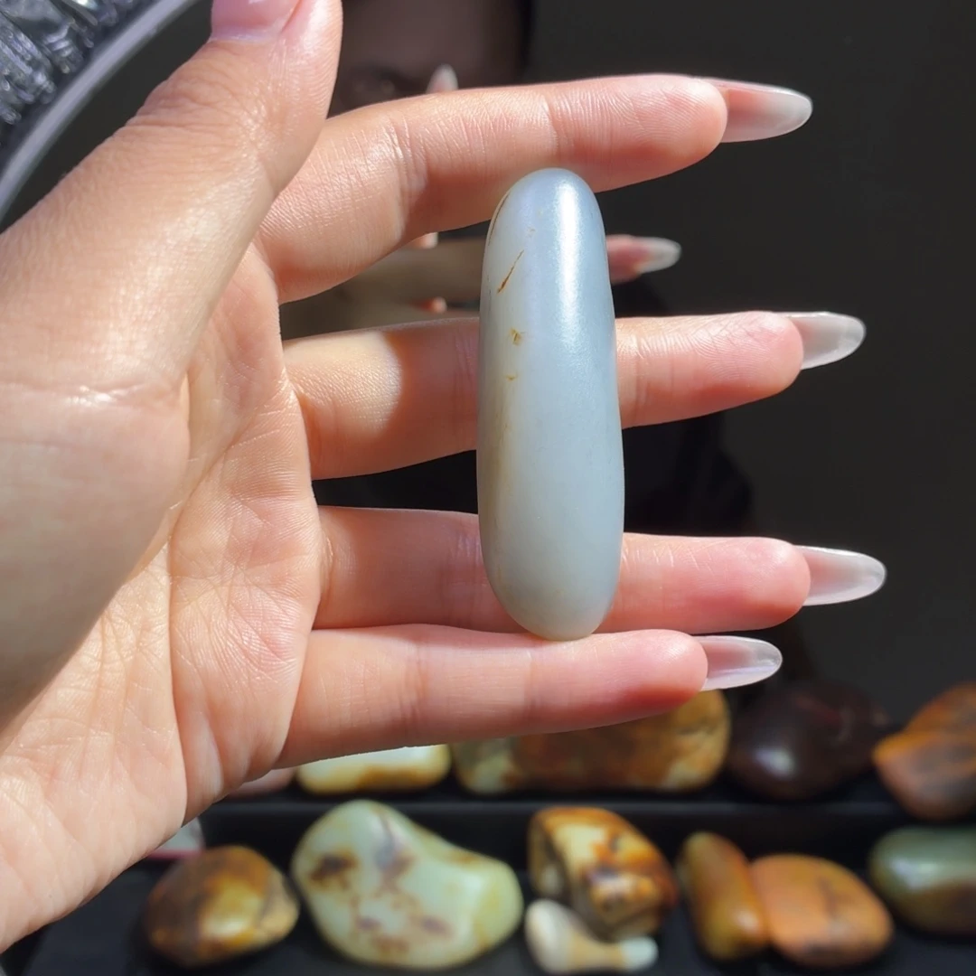 和田玉未镶嵌挂件40.5