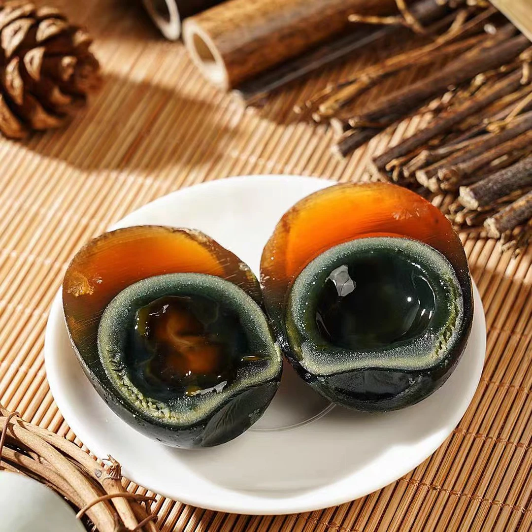 16枚850克无铅松花皮蛋溏心皮蛋松花蛋皮蛋凉拌皮蛋松花蛋
