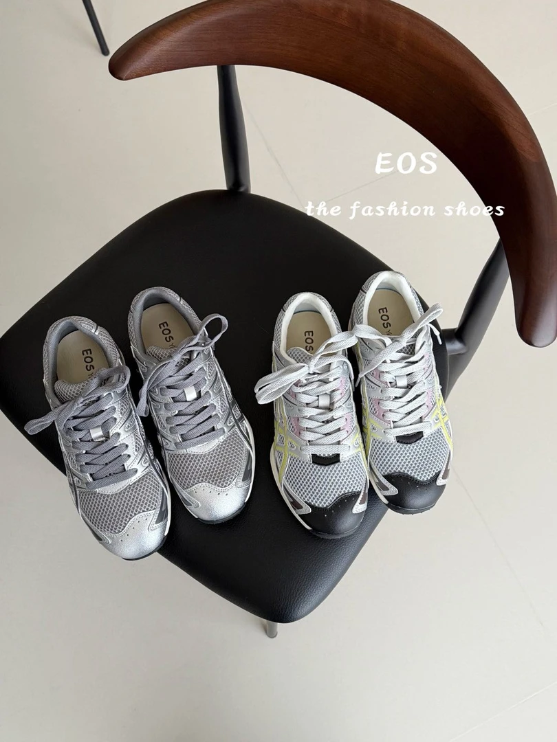 EOS超轻跑步鞋女2025春季新款时尚户外登山运动休闲鞋老爹鞋