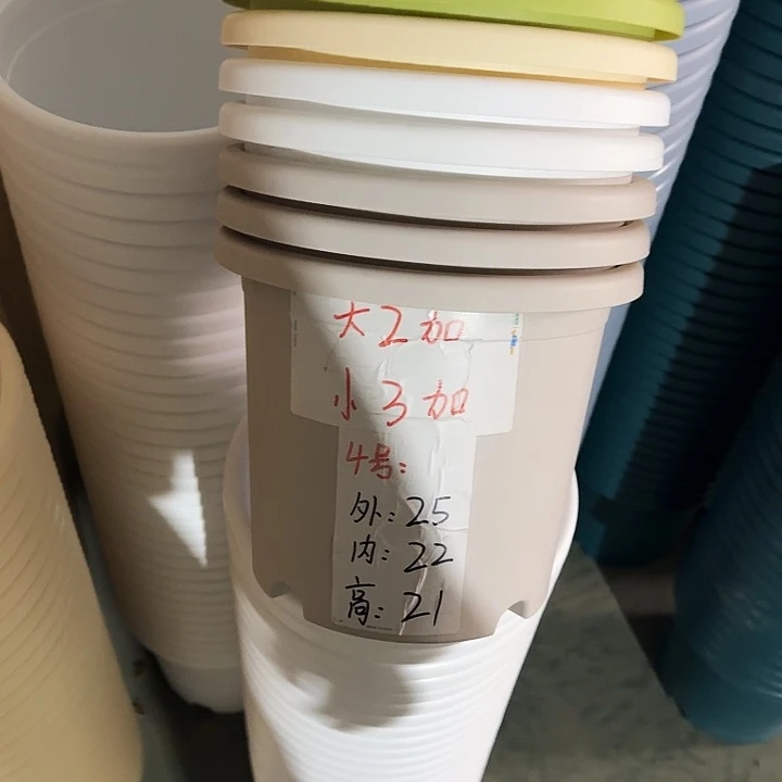 四季4#口径25灰白5个无托