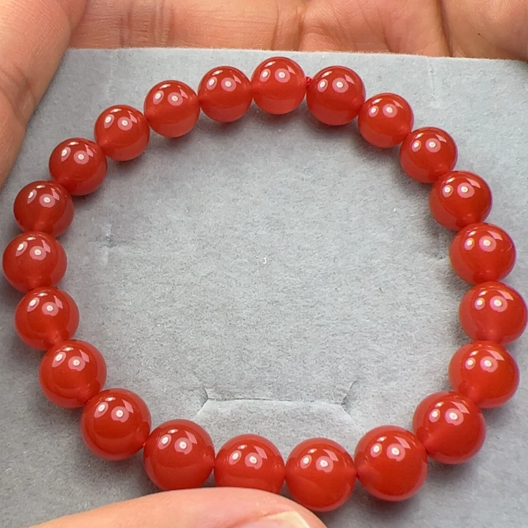 南红玛瑙手串未镶嵌