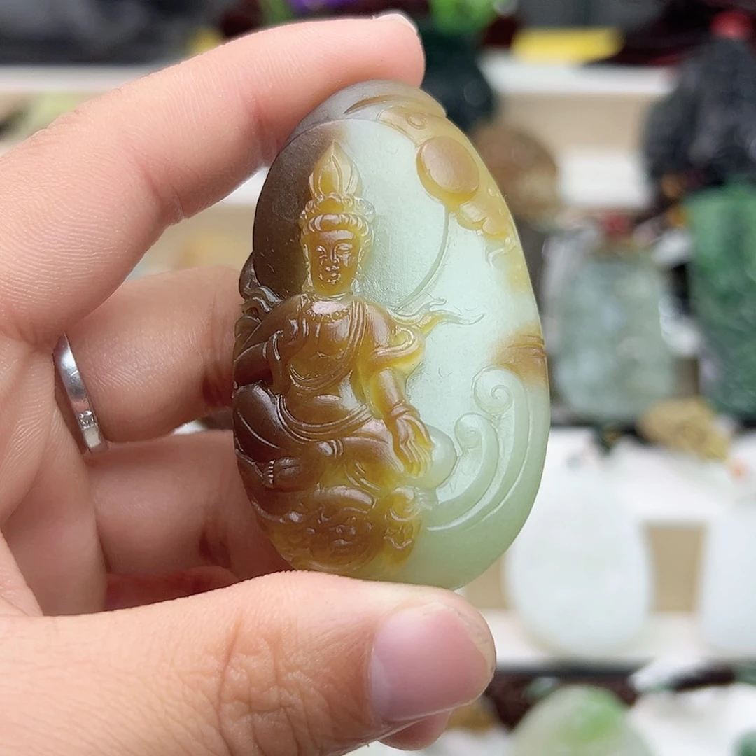 和田玉挂件未镶嵌