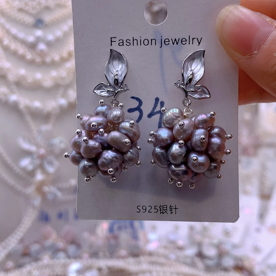 淡水珍珠未镶嵌耳饰