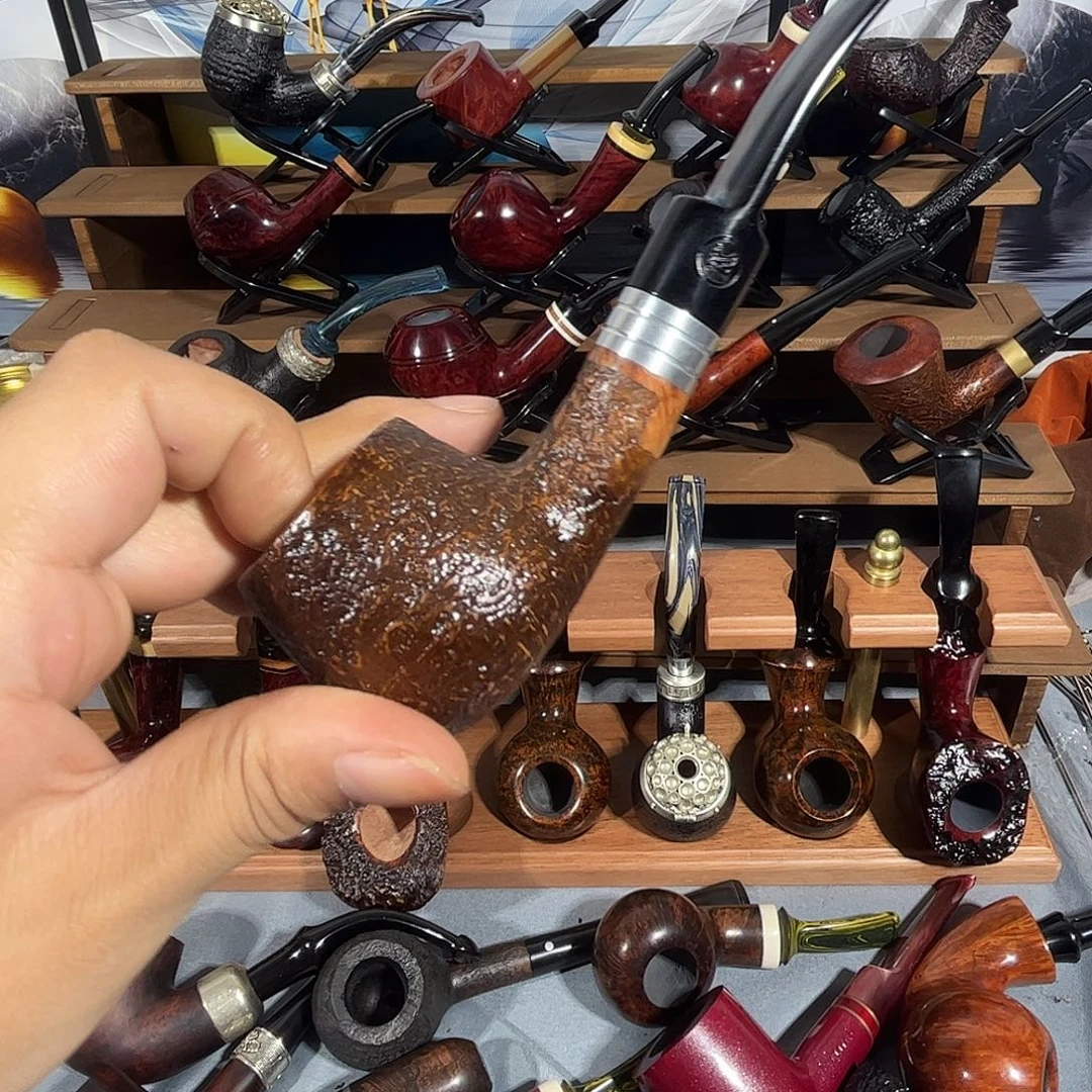 石楠木外交官手工烟斗
