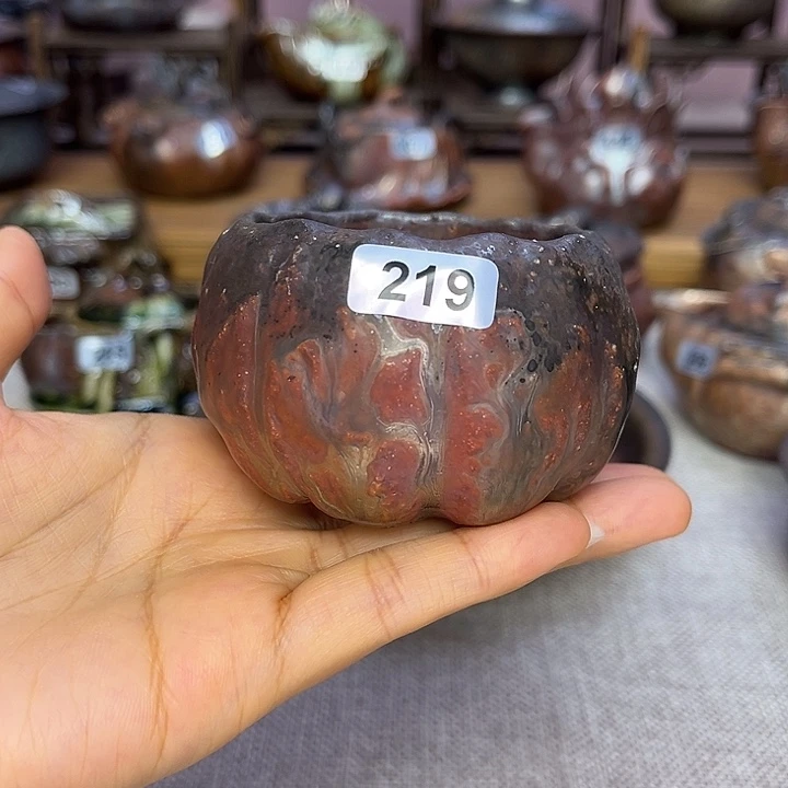 裸柴烧陶瓷手工茶器