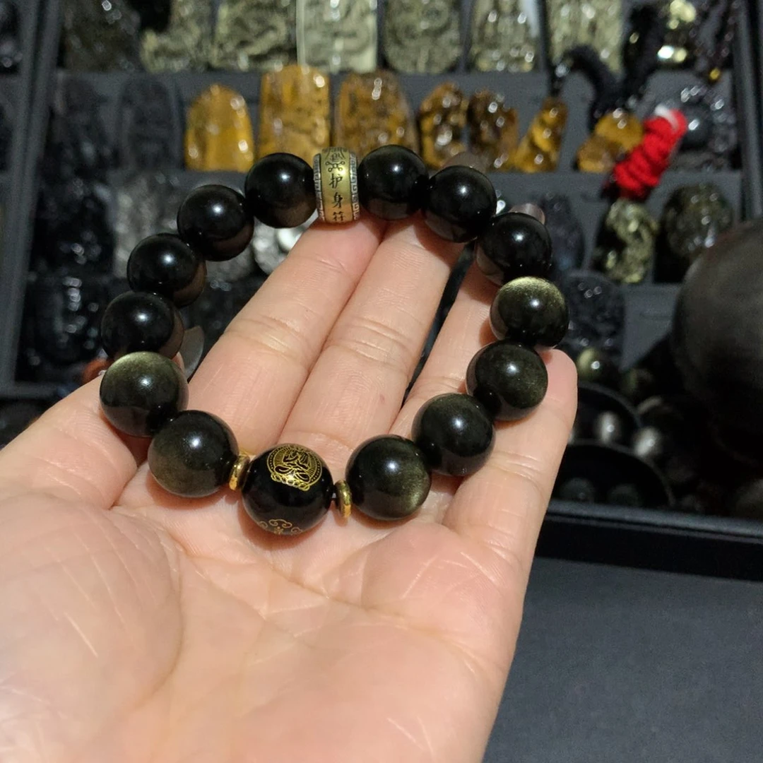 未镶嵌黑曜岩手串
