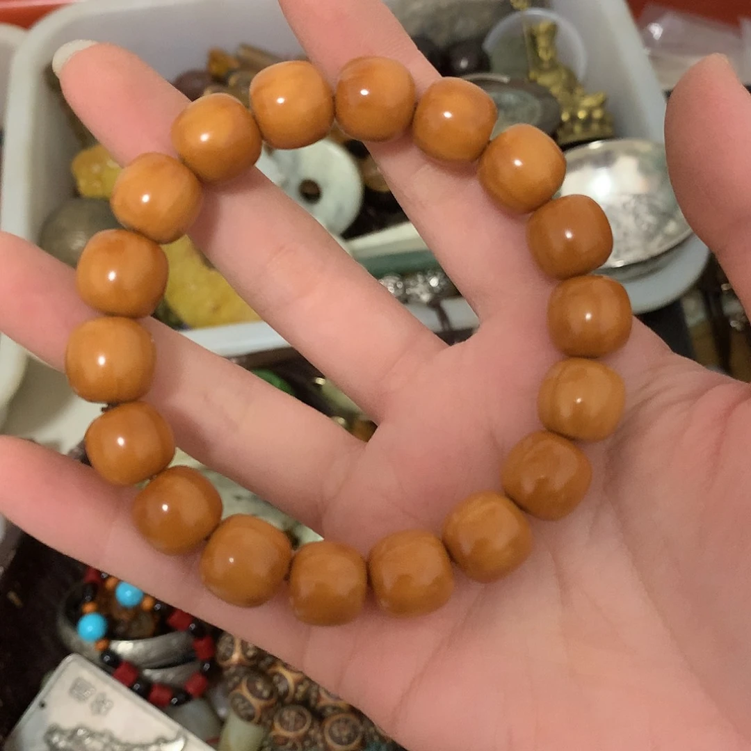 玛瑙/玉髓颈饰合金叶**秋