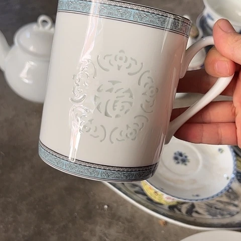 陶瓷特殊款无盖杯一个