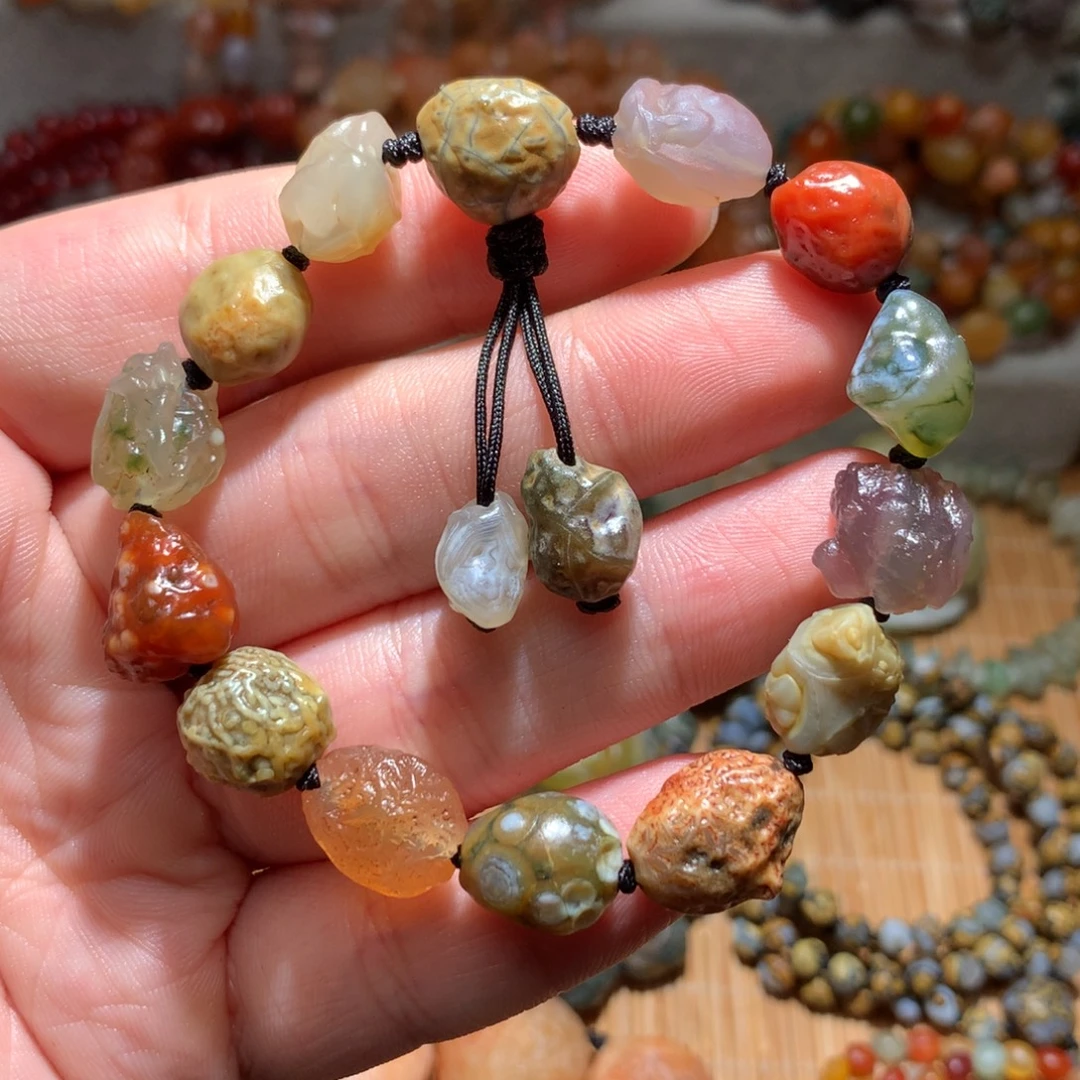 玛瑙/玉髓未镶嵌车挂