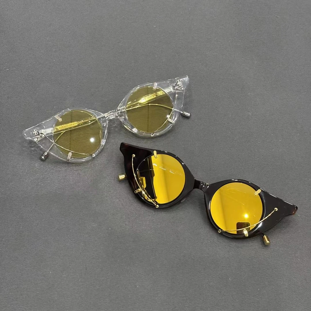 戏 高端定制 圆形设计师个性墨镜 TOS308