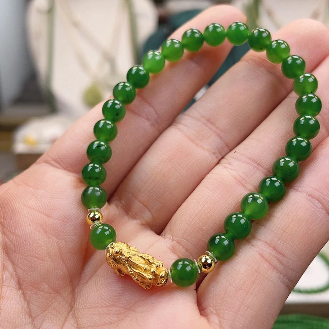 未镶嵌手链和田玉6