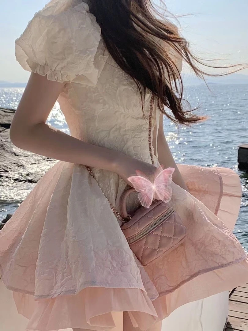 【801-900编码点这里】夏季高端时尚气质法式显瘦裙子