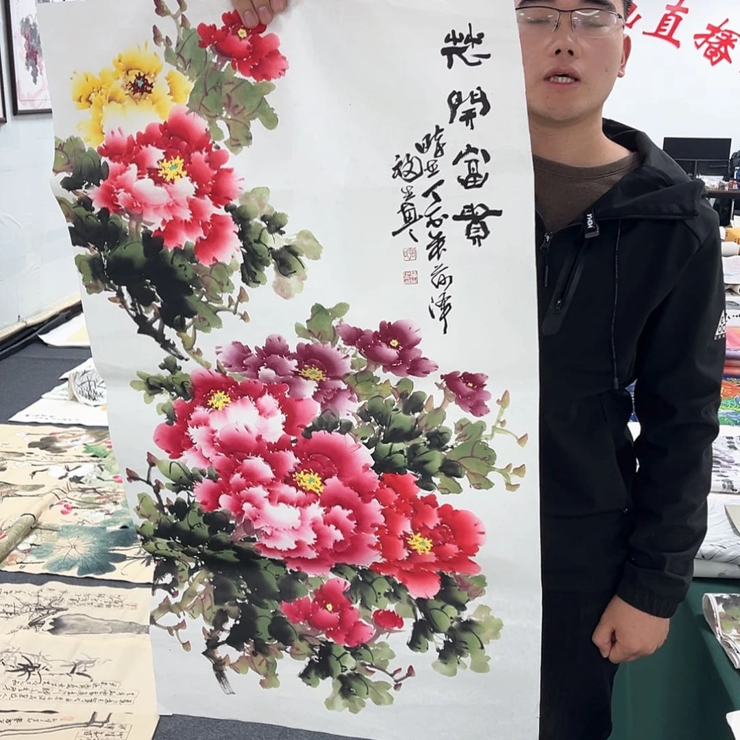 国画宣纸国画作品纯手绘