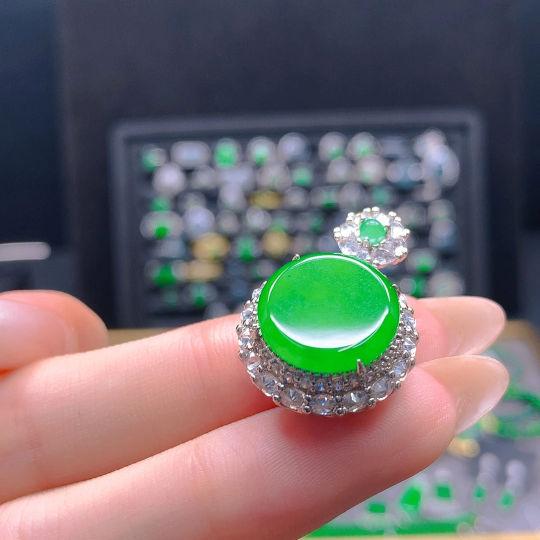 未镶嵌戒指翡翠天然翡翠