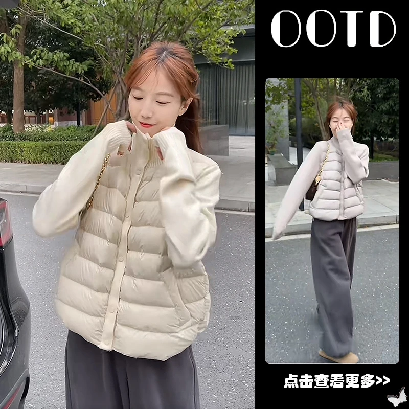 秋季流行穿搭一整套女2025新款立领拼接面包服外套阔腿裤两件套