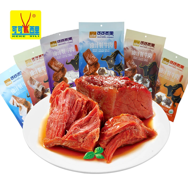 可可西里精品卤汁牦牛肉130g*2袋多口味软糯多汁真空锁鲜青藏特产