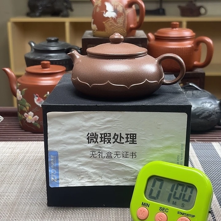 飞***雪茶壶紫砂微瑕处理