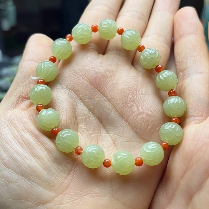 和田玉未镶嵌手链